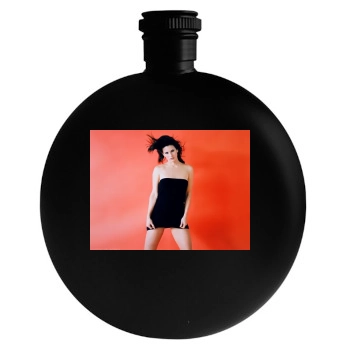 Courteney Cox Round Flask