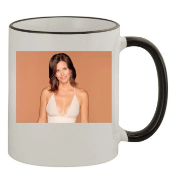 Courteney Cox 11oz Colored Rim & Handle Mug