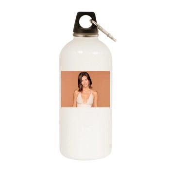 Courteney Cox White Water Bottle With Carabiner