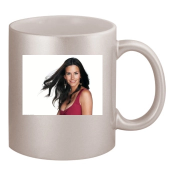 Courteney Cox 11oz Metallic Silver Mug