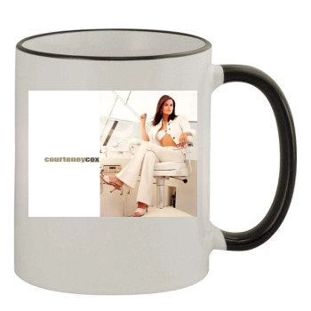 Courteney Cox 11oz Colored Rim & Handle Mug