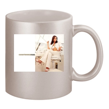 Courteney Cox 11oz Metallic Silver Mug