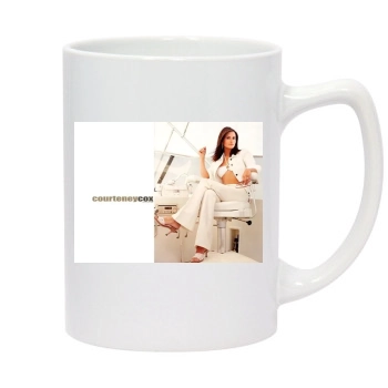 Courteney Cox 14oz White Statesman Mug