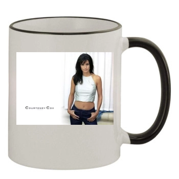 Courteney Cox 11oz Colored Rim & Handle Mug