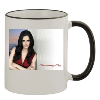 Courteney Cox 11oz Colored Rim & Handle Mug