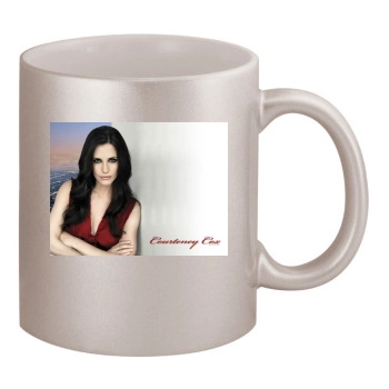 Courteney Cox 11oz Metallic Silver Mug