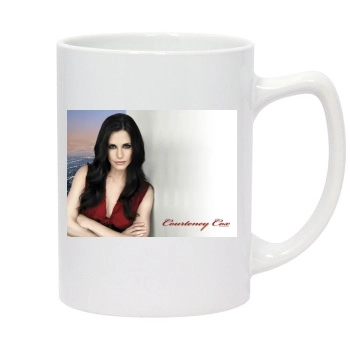 Courteney Cox 14oz White Statesman Mug