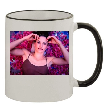 Courteney Cox 11oz Colored Rim & Handle Mug