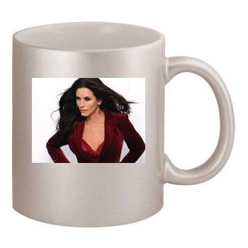 Courteney Cox 11oz Metallic Silver Mug