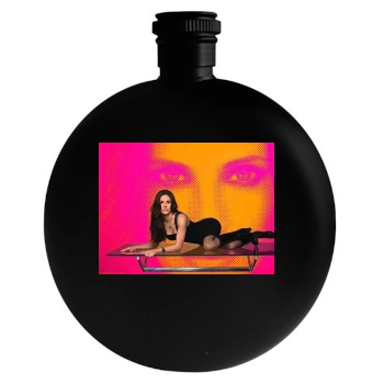 Courteney Cox Round Flask