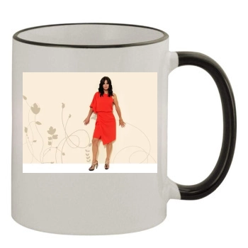 Courteney Cox 11oz Colored Rim & Handle Mug