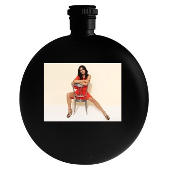 Courteney Cox Round Flask