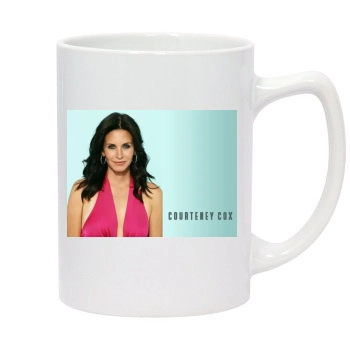 Courteney Cox 14oz White Statesman Mug