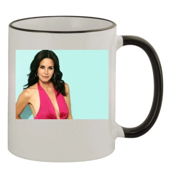 Courteney Cox 11oz Colored Rim & Handle Mug