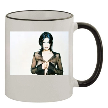 Courteney Cox 11oz Colored Rim & Handle Mug