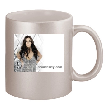 Courteney Cox 11oz Metallic Silver Mug