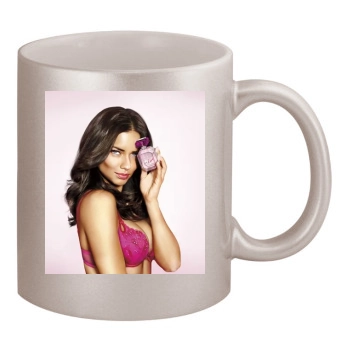 Adriana Lima 11oz Metallic Silver Mug