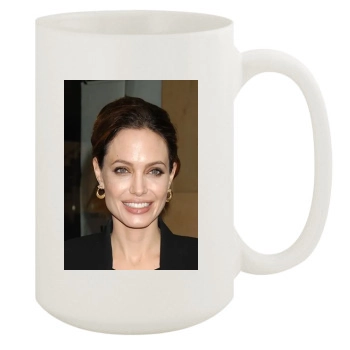 Angelina Jolie 15oz White Mug