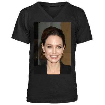 Angelina Jolie Men's V-Neck T-Shirt