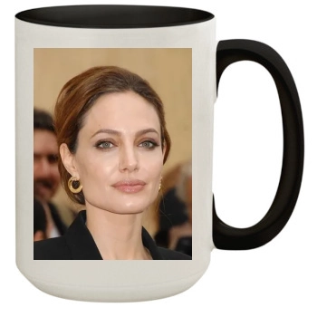 Angelina Jolie 15oz Colored Inner & Handle Mug