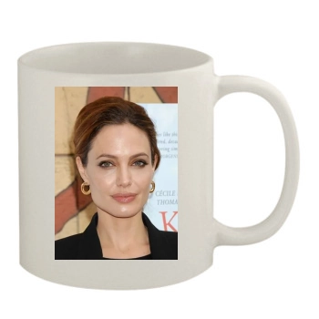 Angelina Jolie 11oz White Mug