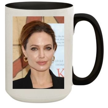 Angelina Jolie 15oz Colored Inner & Handle Mug