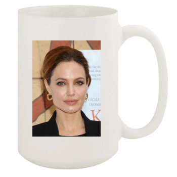 Angelina Jolie 15oz White Mug