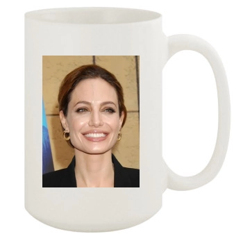 Angelina Jolie 15oz White Mug