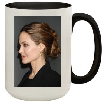 Angelina Jolie 15oz Colored Inner & Handle Mug