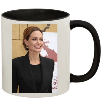 Angelina Jolie 11oz Colored Inner & Handle Mug