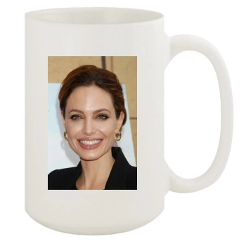 Angelina Jolie 15oz White Mug