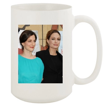 Angelina Jolie 15oz White Mug