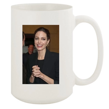 Angelina Jolie 15oz White Mug