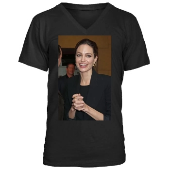 Angelina Jolie Men's V-Neck T-Shirt