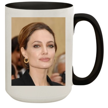 Angelina Jolie 15oz Colored Inner & Handle Mug