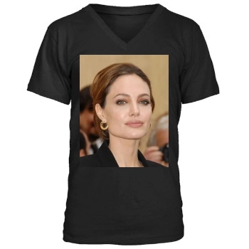 Angelina Jolie Men's V-Neck T-Shirt