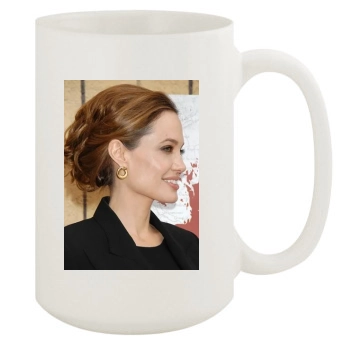 Angelina Jolie 15oz White Mug