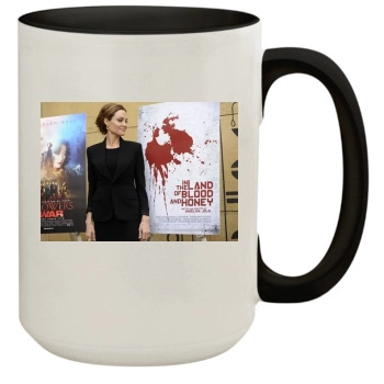 Angelina Jolie 15oz Colored Inner & Handle Mug