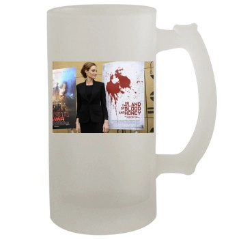 Angelina Jolie 16oz Frosted Beer Stein