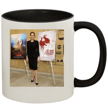 Angelina Jolie 11oz Colored Inner & Handle Mug