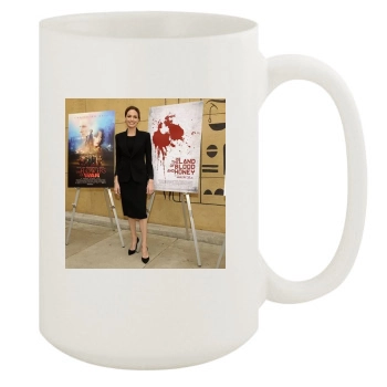 Angelina Jolie 15oz White Mug