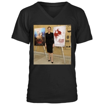 Angelina Jolie Men's V-Neck T-Shirt