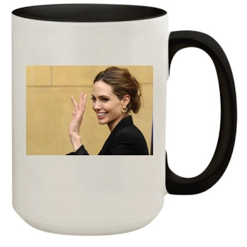 Angelina Jolie 15oz Colored Inner & Handle Mug