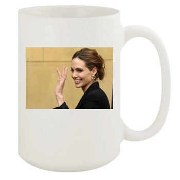 Angelina Jolie 15oz White Mug