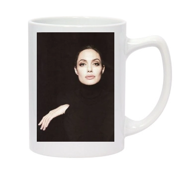 Angelina Jolie 14oz White Statesman Mug