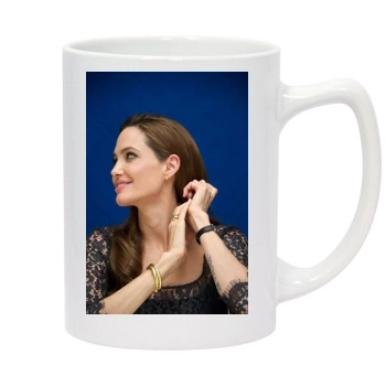 Angelina Jolie 14oz White Statesman Mug