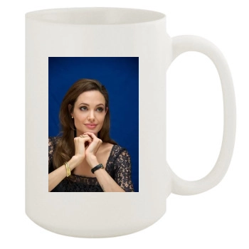 Angelina Jolie 15oz White Mug