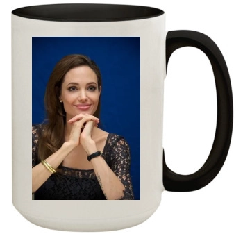 Angelina Jolie 15oz Colored Inner & Handle Mug