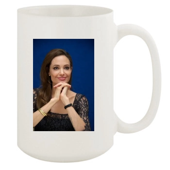 Angelina Jolie 15oz White Mug