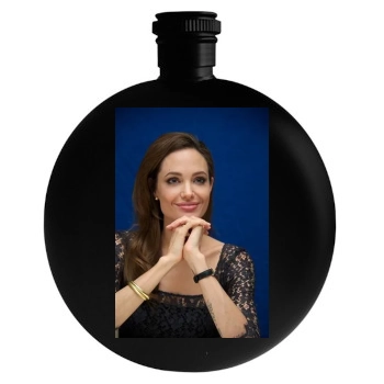 Angelina Jolie Round Flask